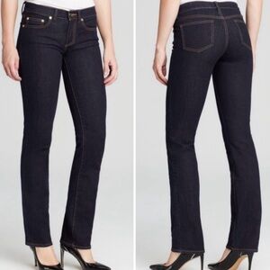 Tory Burch Size 26 Dark Wash Straight Leg Jeans